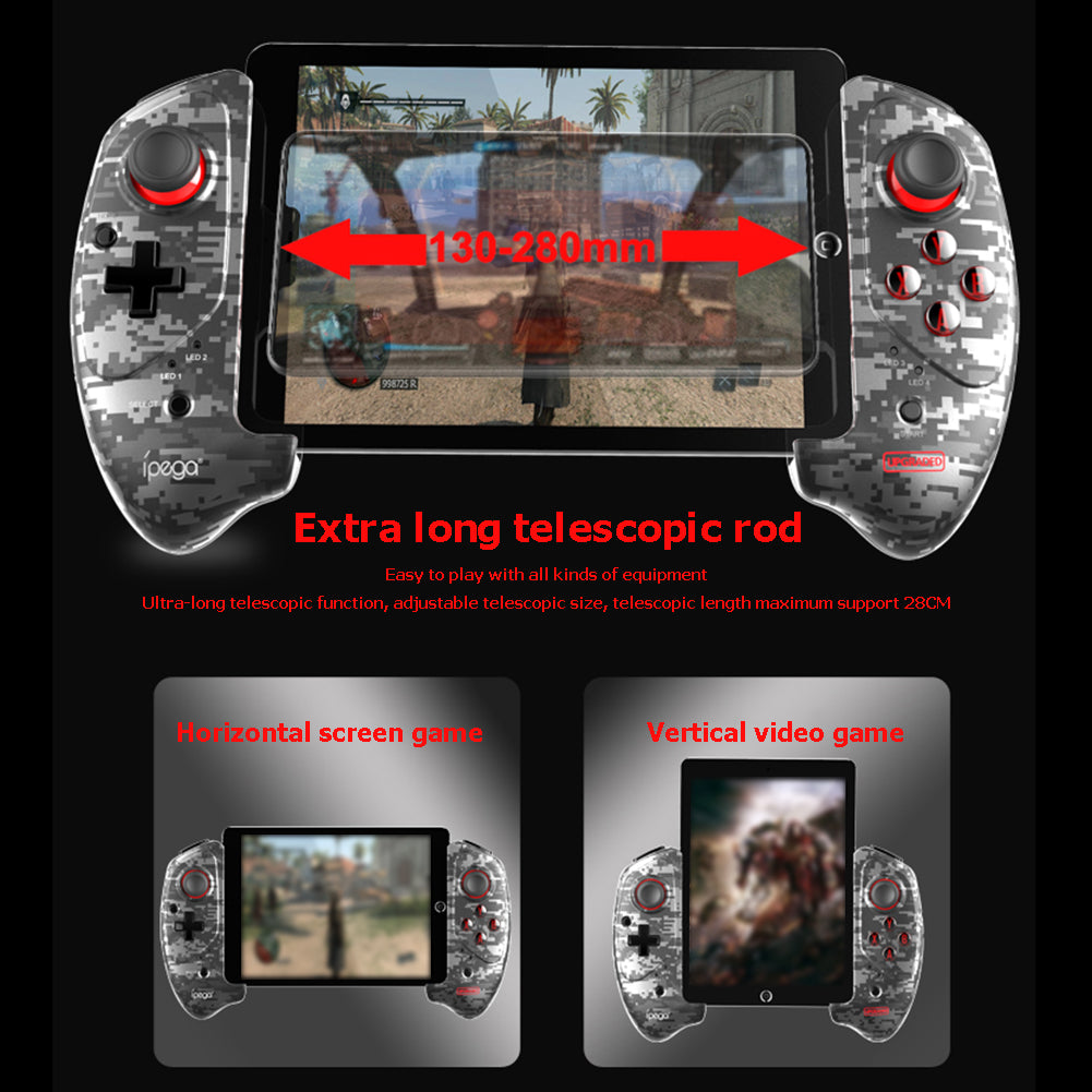 IPEGA PG-9083A/B Retractable Wireless Bluetooth Game Controller Gamepad PUBG Joystick Pad for IOS/Android IPEGA PG-9083A/B Retractable Wireless Bluetooth Game Controller Gamepad PUBG Joystick Pad for IOS/Android